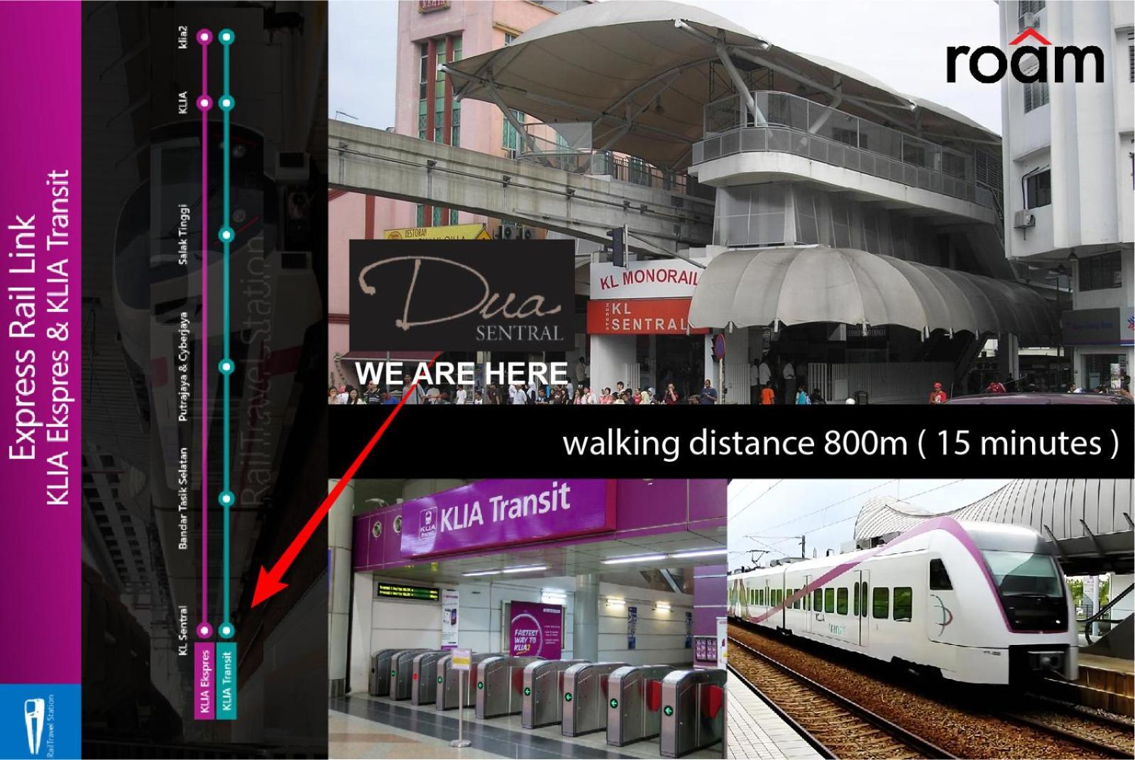 דירות קואלה לומפור Dua Sentral Kl Sentral מראה חיצוני תמונה